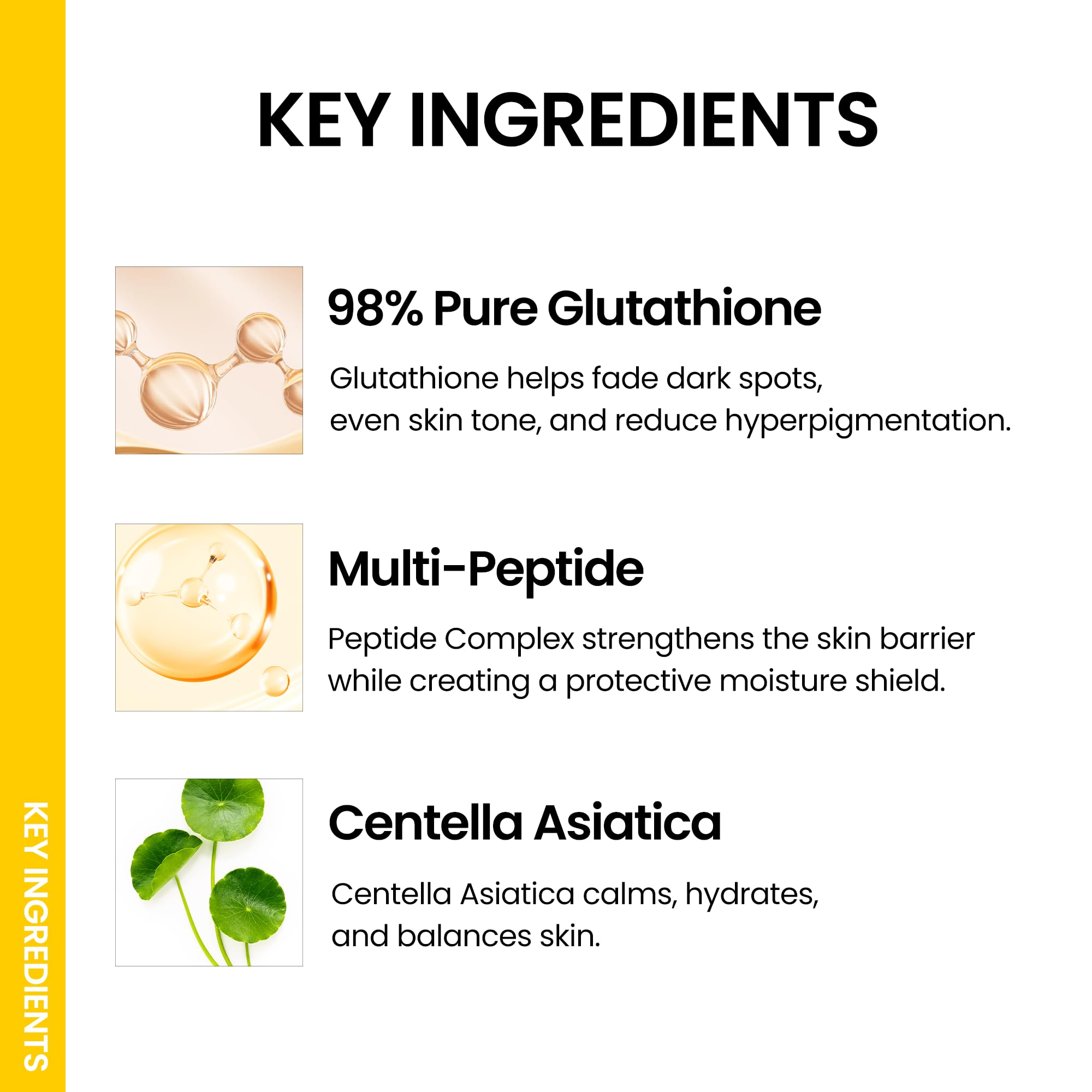 Centella extract swirl in the Glow Mist for soothing sensitive skin