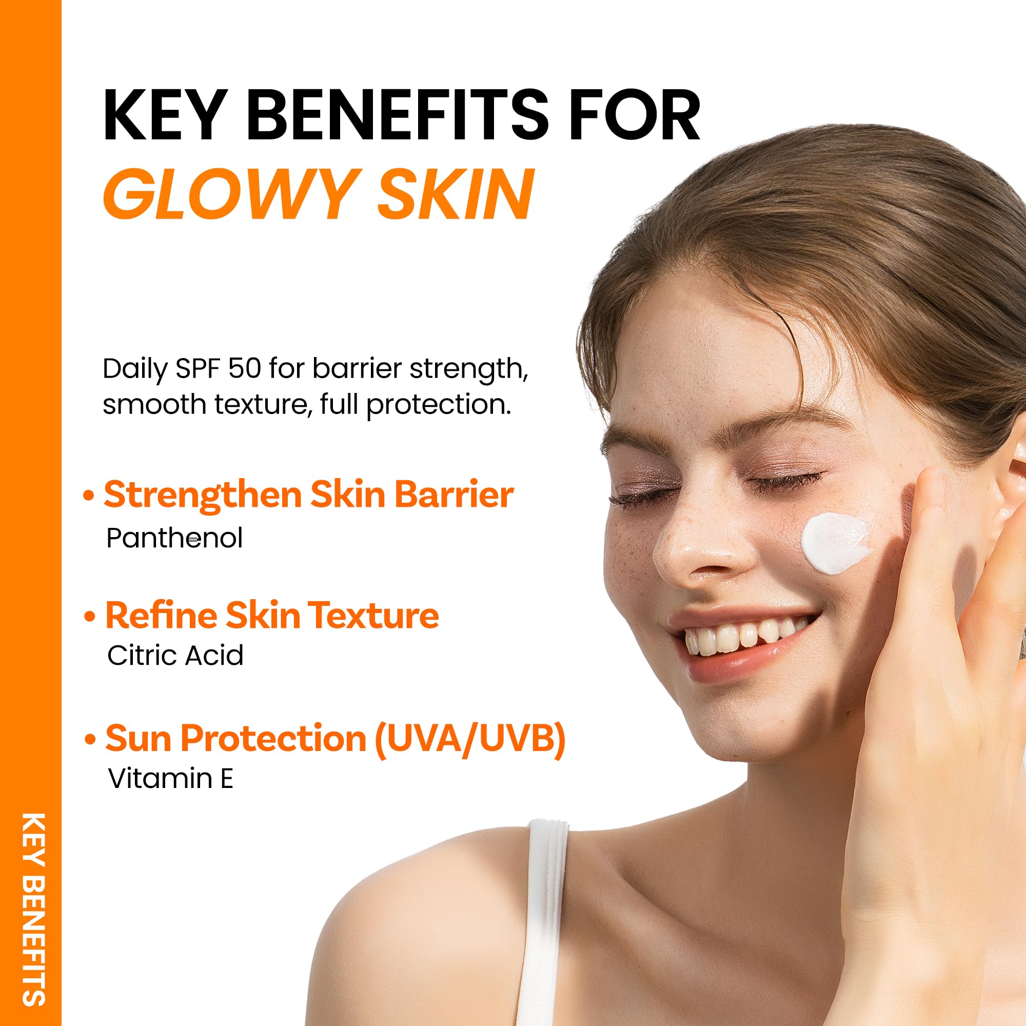 ONGREDIENTS Hydrating ingredients close-up highlighting skin barrier support