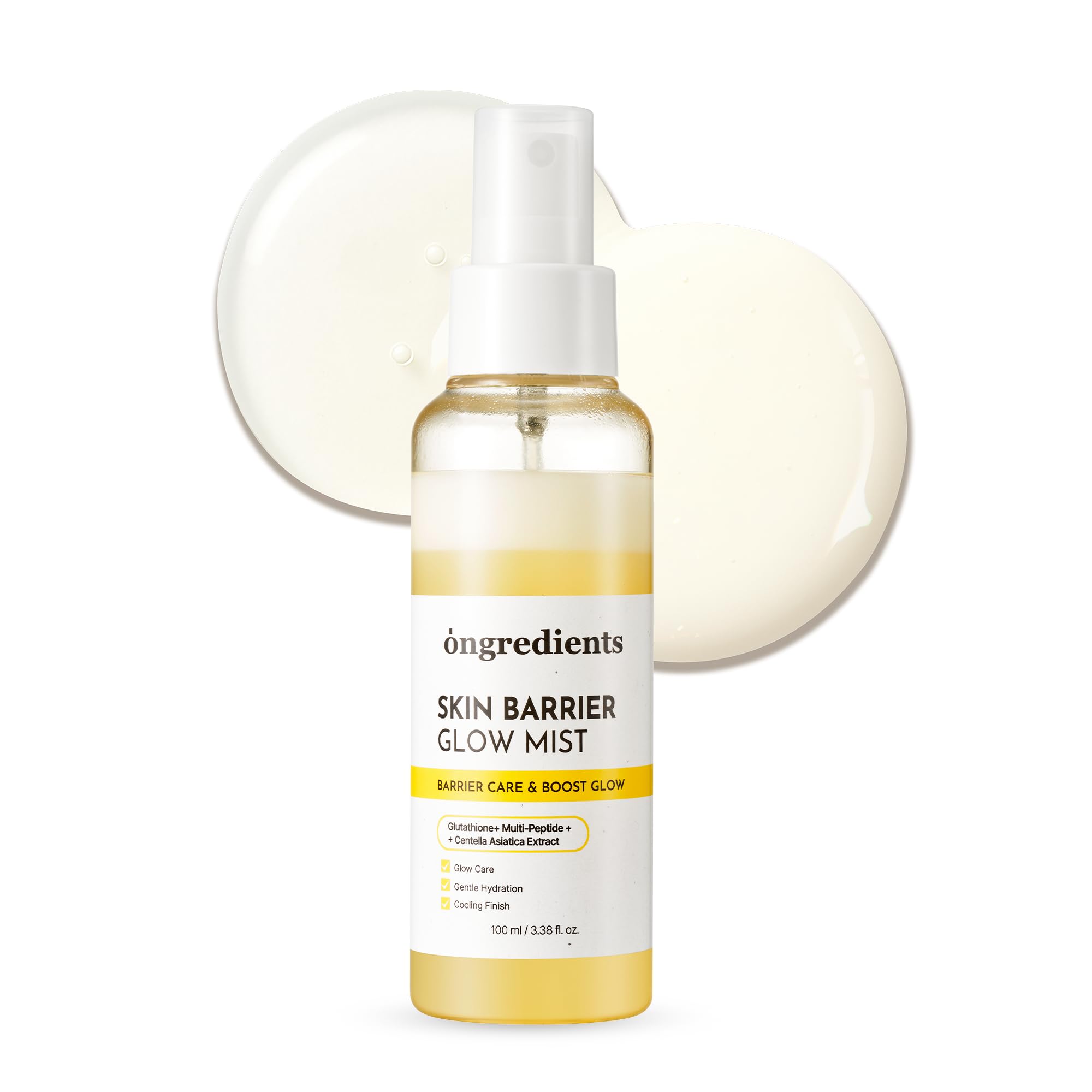 ONGREDIENTS Skin Barrier Glow Mist bottle for daily refresh and hydration