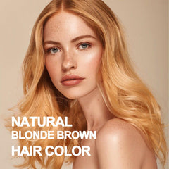 Onilyua Blonde Brown color result shows natural, even coverage.
