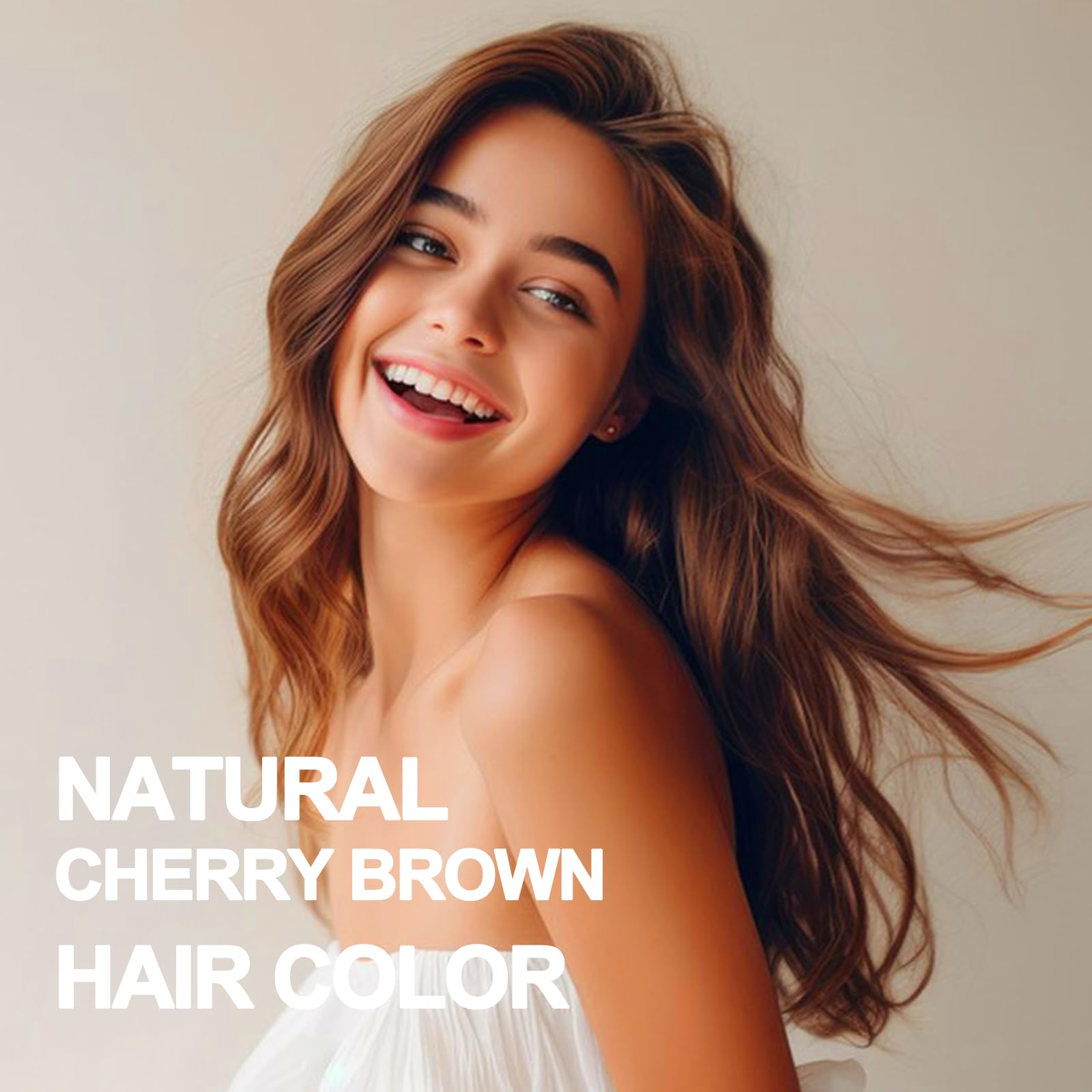 Onilyua cherry brown color close-up on color-treated hair.