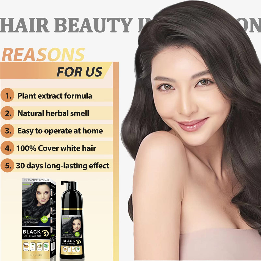 Onilyua Instant Black Hair Shampoo color lasts up to about 30 days.