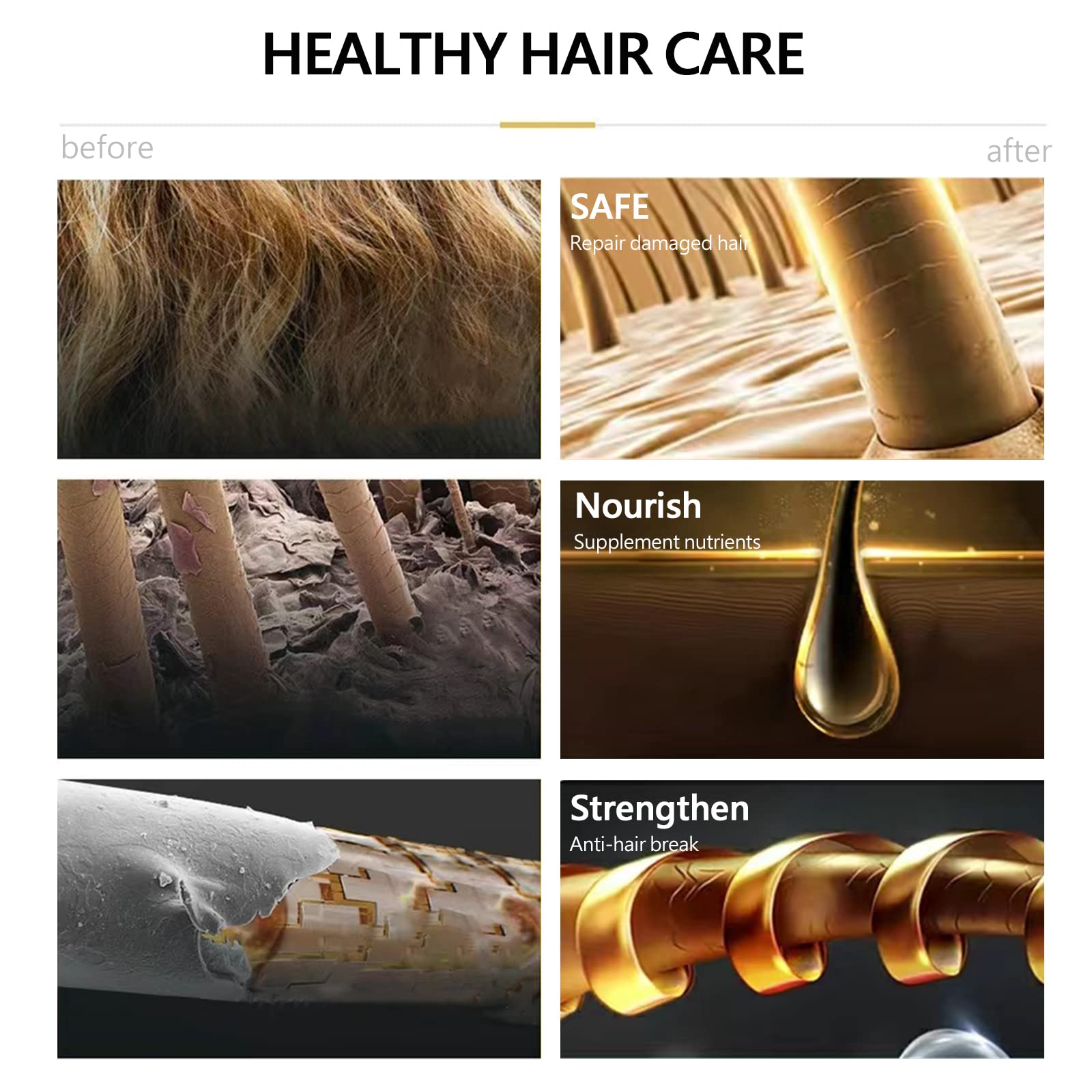 Onilyua organic ingredients ginger and gallnut protect and strengthen strands.