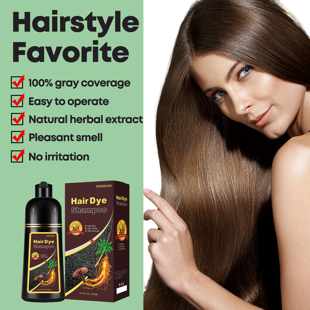 Hair shows silver gray color result after using Onilyua shampoo.