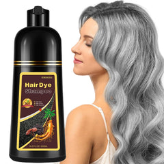 Onilyua silver gray hair color shampoo bottle for quick at-home color.