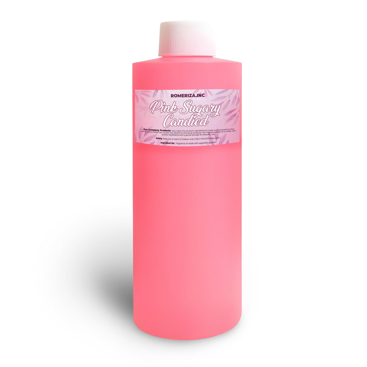 Onisavings Pink Sugary Candied Fragrance Oil bottle, long-lasting aroma for daily wear.