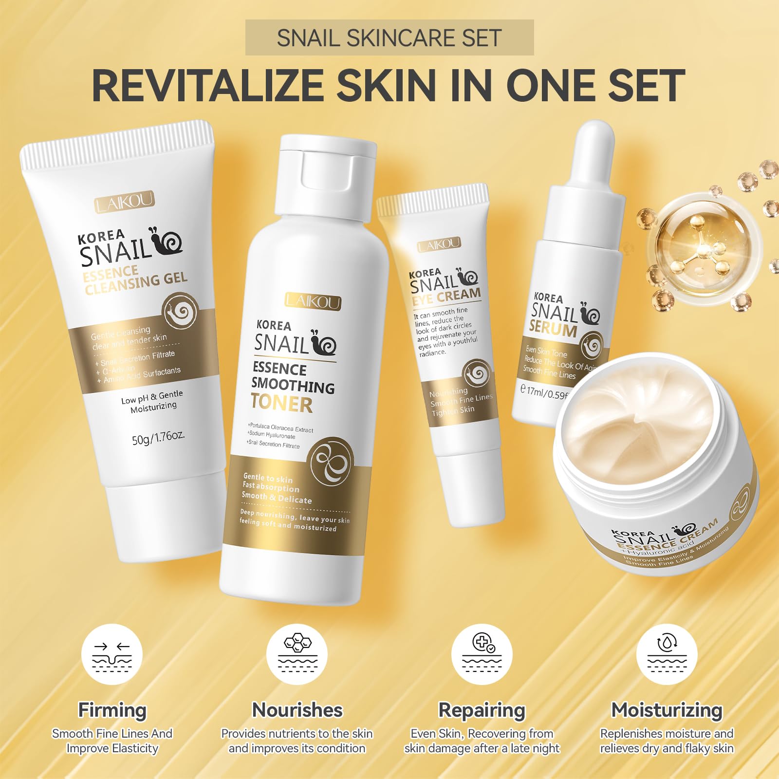 Onkessy Skin Care Set packaging gift box ideal for gifting.