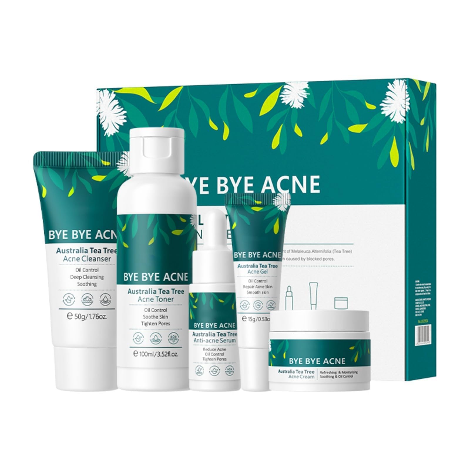 Onkessy Tea Tree Cleanser purifies pores and reduces oil for clear skin.