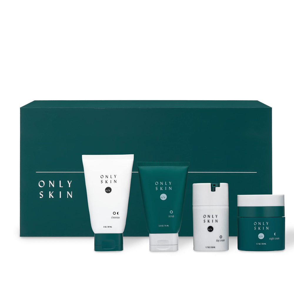 Only Skin Standard Kit cleanser bottle showing everyday cleansing for healthy skin.