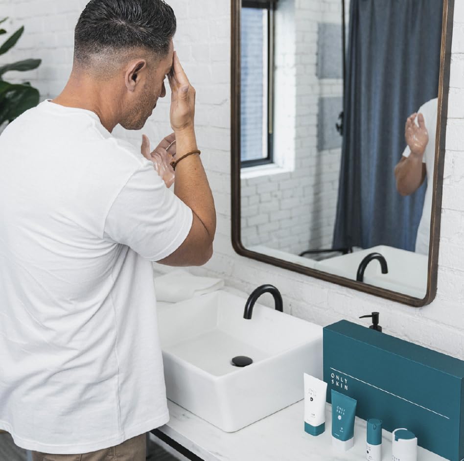 Only Skin Standard Kit usage card explains a simple routine for busy days.