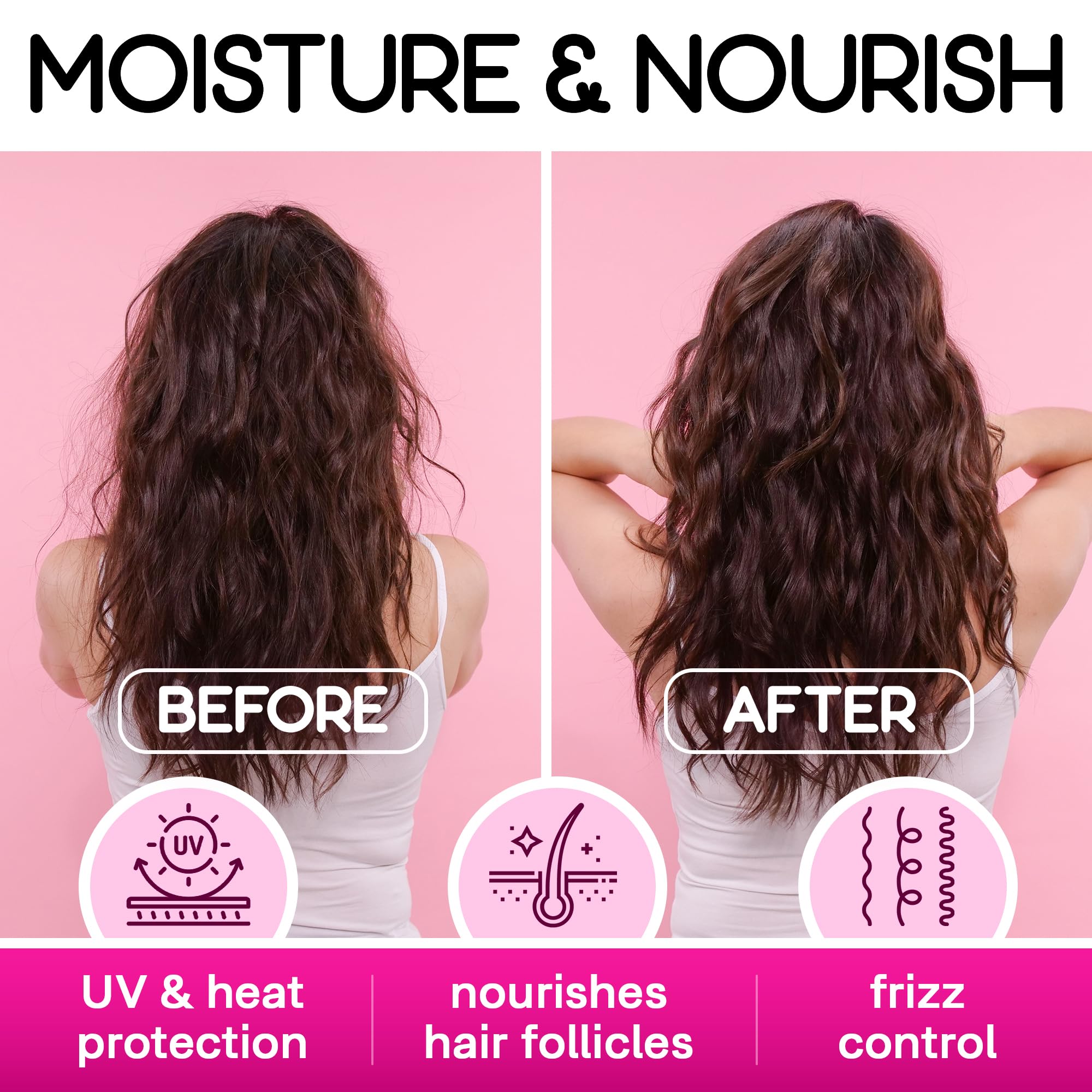 ONLY4HAIR Hair Repair Mask ingredients argan oil note signals nourishing bonds and moisture retention