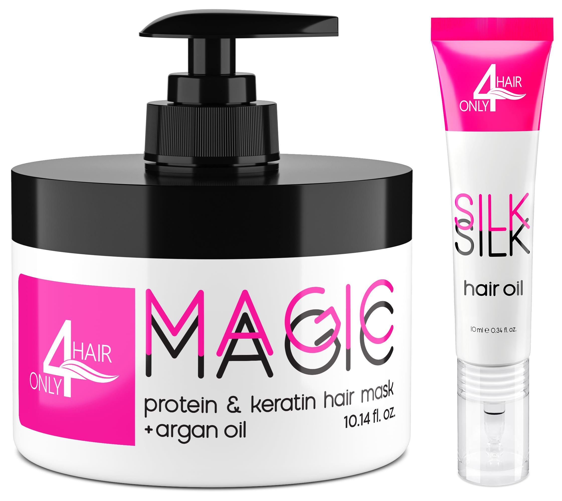ONLY4HAIR Hair Repair Mask pack front showing premium jar for dry damaged hair nourishment