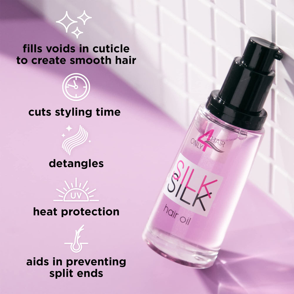 ONLY4HAIR Silk Hair Oil damage-repair smooths stressed ends