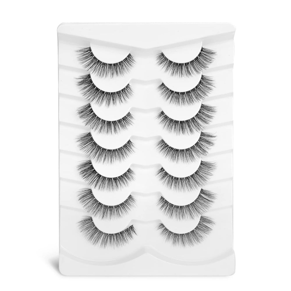 Onlyall 14mm wispy lashes create a featherlight, airy eyelash effect.