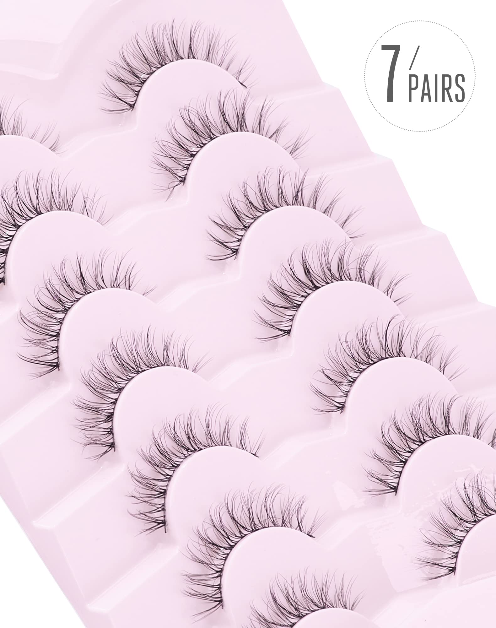 Onlyall lashes fit all eye shapes for versatile styling.