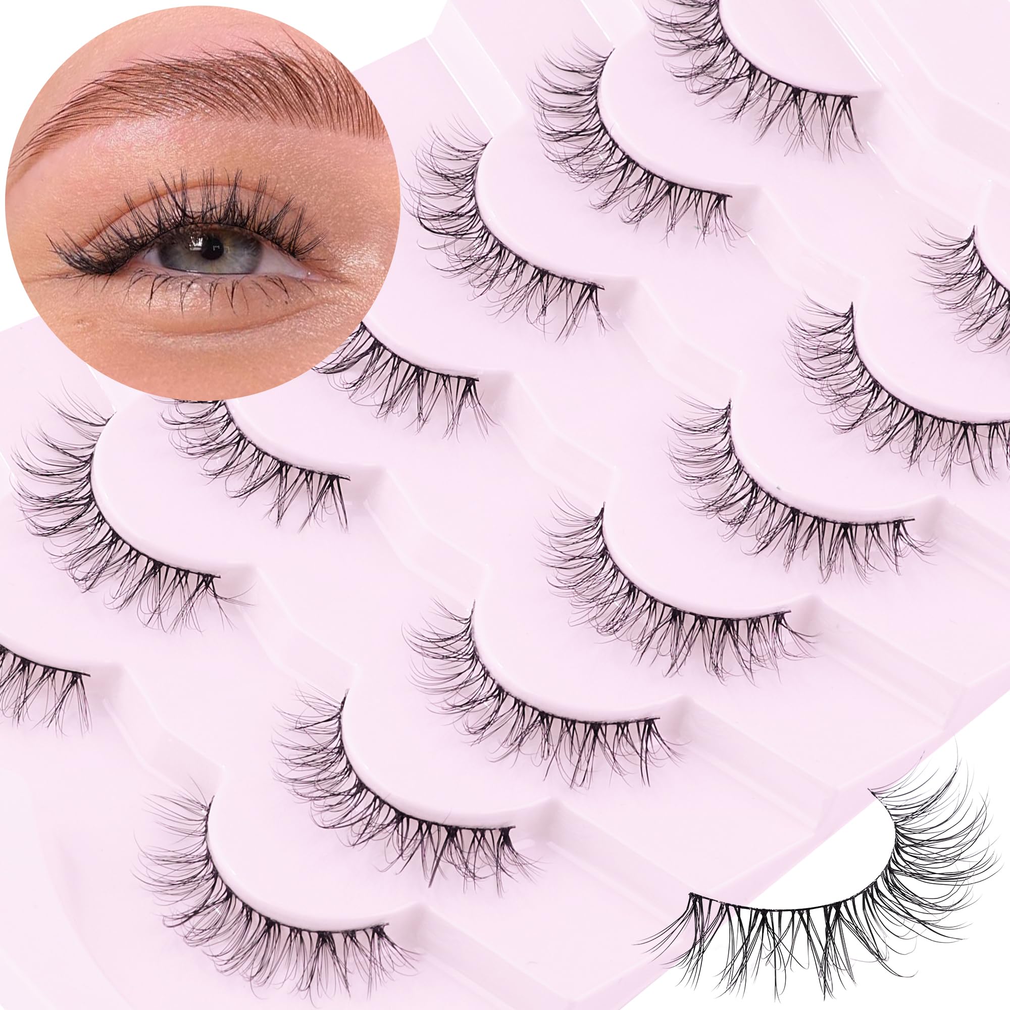 Onlyall eyelash natural-look-band for subtle daily enhancement.