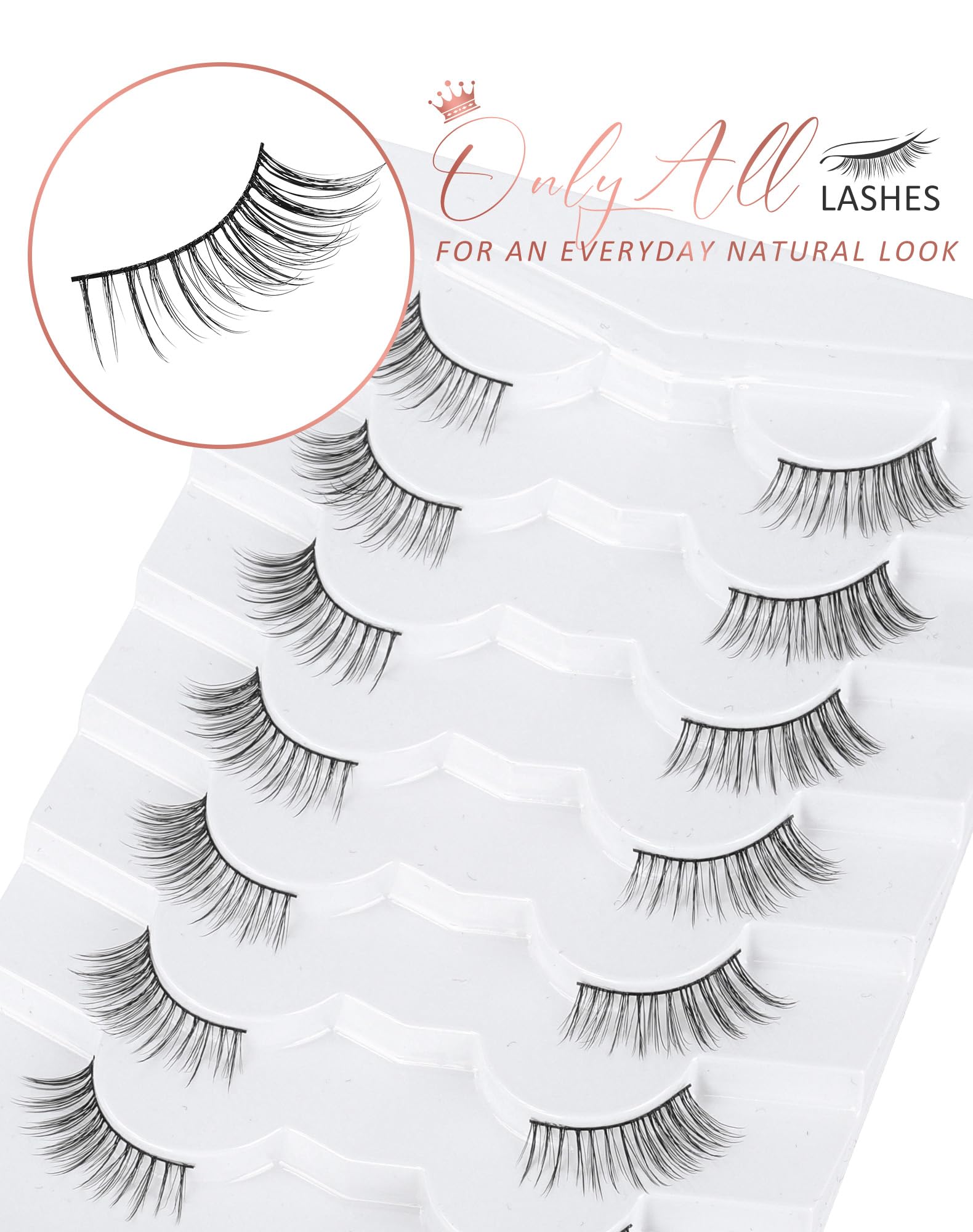 Onlyall Half Lashes Everyday C13 ideal for weddings, parties, or daily glam looks.