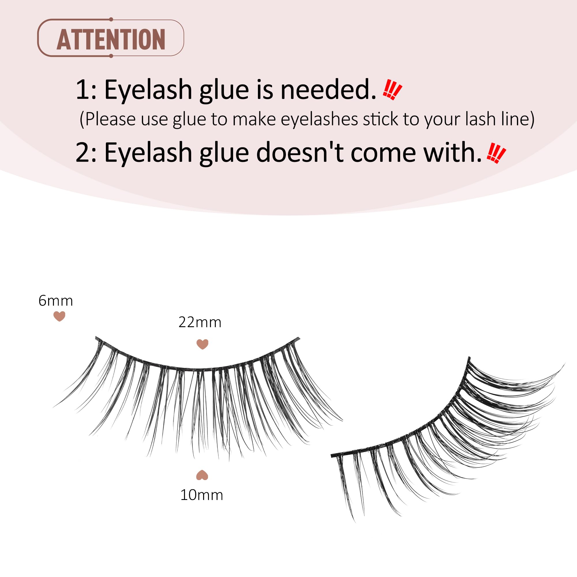 Onlyall Half Lashes Reusable C13 can be worn 15-20 times with proper care.