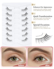 Onlyall Half Lashes Weightless C13 offer featherweight comfort for all-day wear.