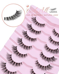 Onlyall Wispy Lashes fit all eye shapes for versatile styling.