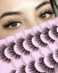 Onlyall Wispy Lashes WD-8 in packaging for natural daily wear.