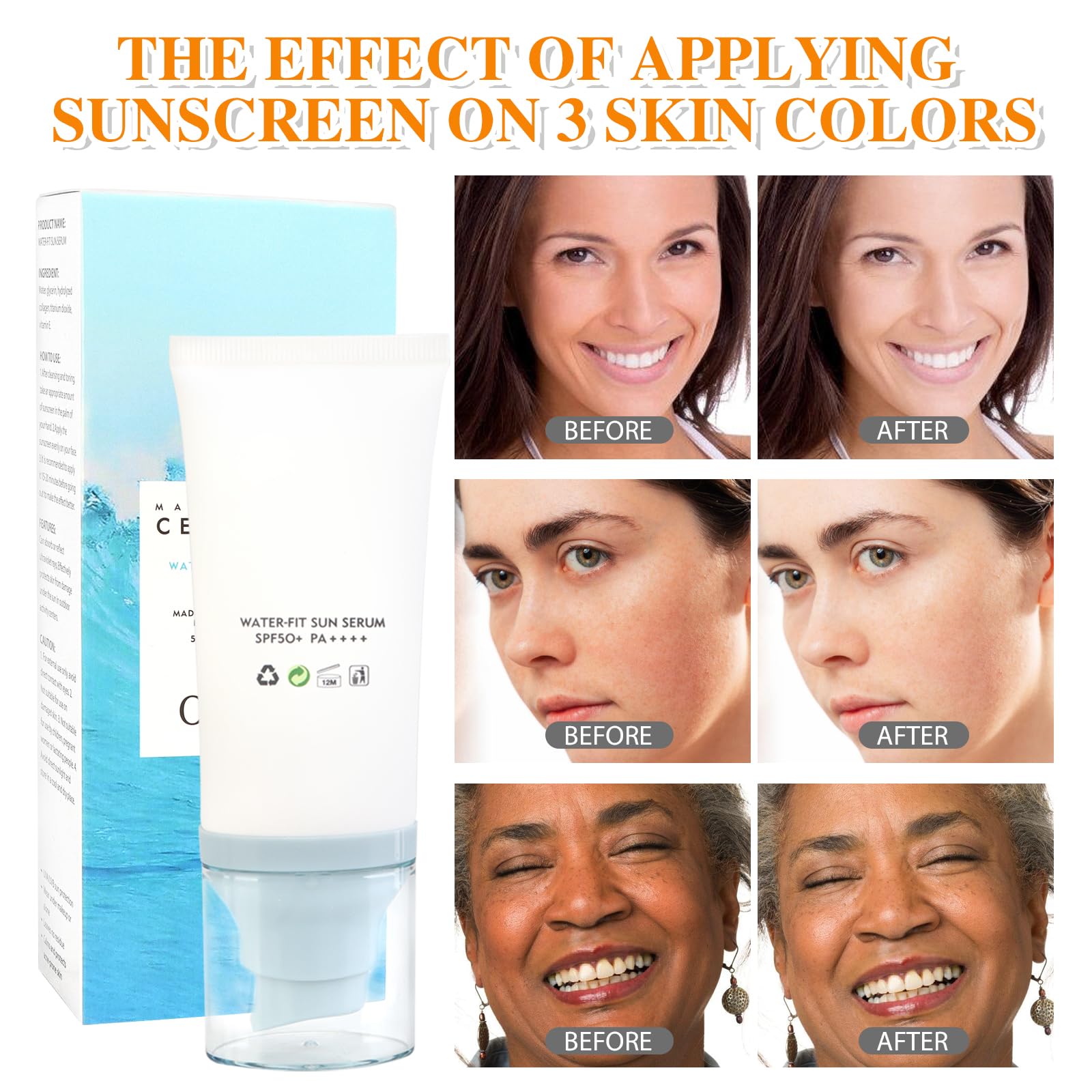 Packaging spotlight on ONRSV Madagascar Centella Sunscreen SPF50 for reliable protection.