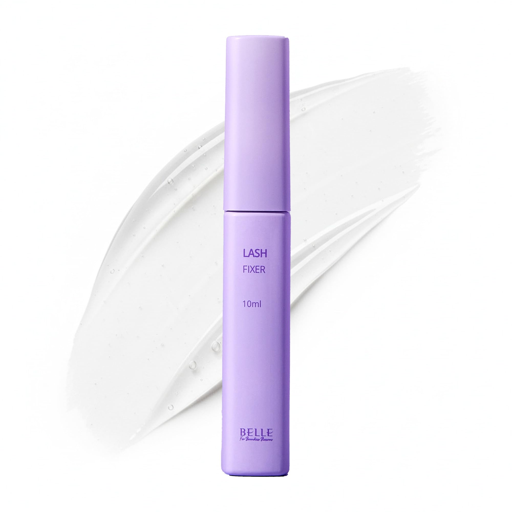 ONSEAMIRO BELLE Lash Fixer bottle close-up, nourishing serum for curled lashes
