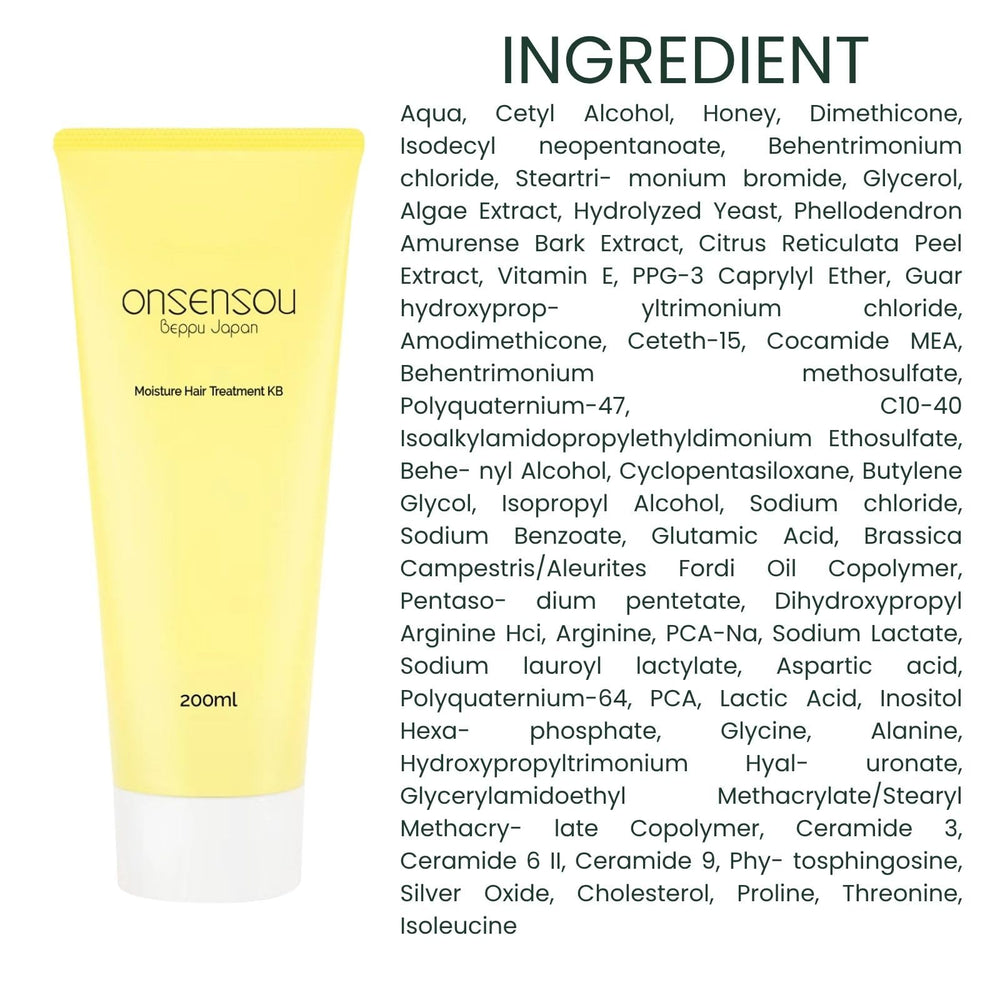 ONSENSOU sulfate-free formula promoting clean, residue-free hair