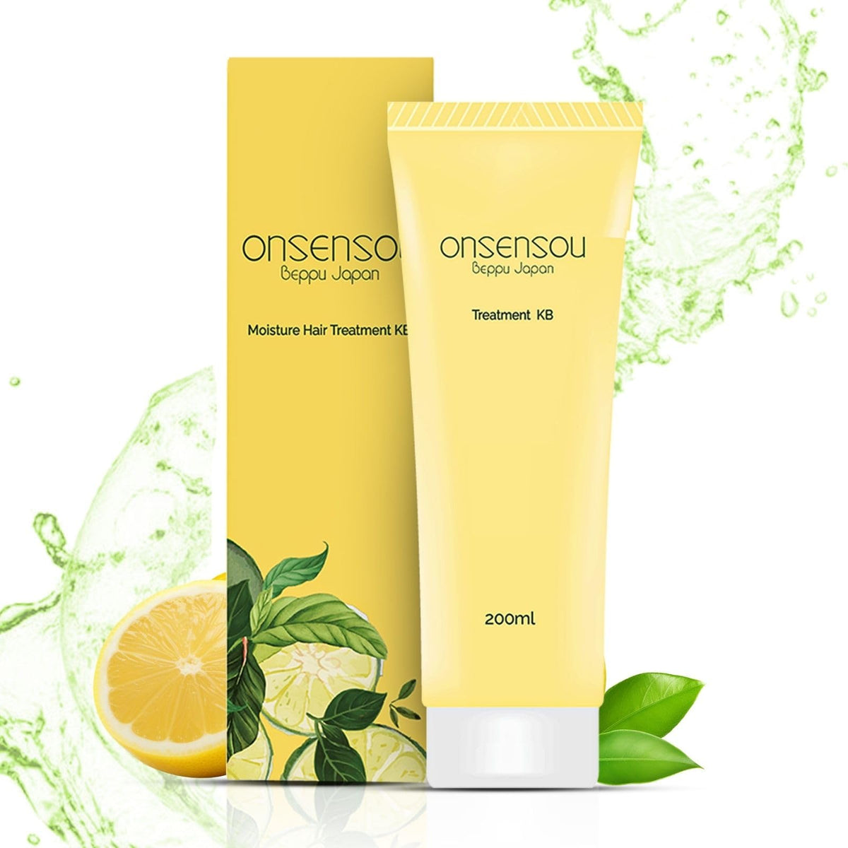 ONSENSOU Dry Scalp Treatment bottle showcases hydrating formula for dry scalp care