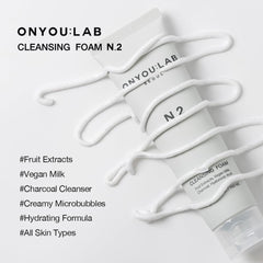 ONYOU:LAB N2 cleansing foam charcoal capsule release for impurities