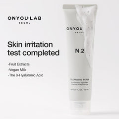ONYOU:LAB N2 cleansing foam with creamy microbubbles for gentle cleansing