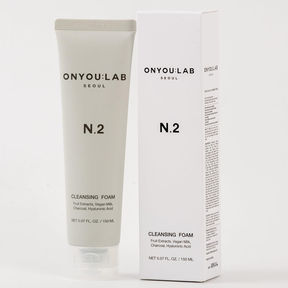 ONYOU:LAB N2 cleansing foam vegan milk nourishes skin after cleansing