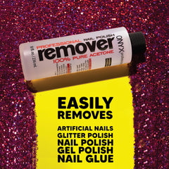 Onyx Professional acetone remover bowl ready for soaking nails