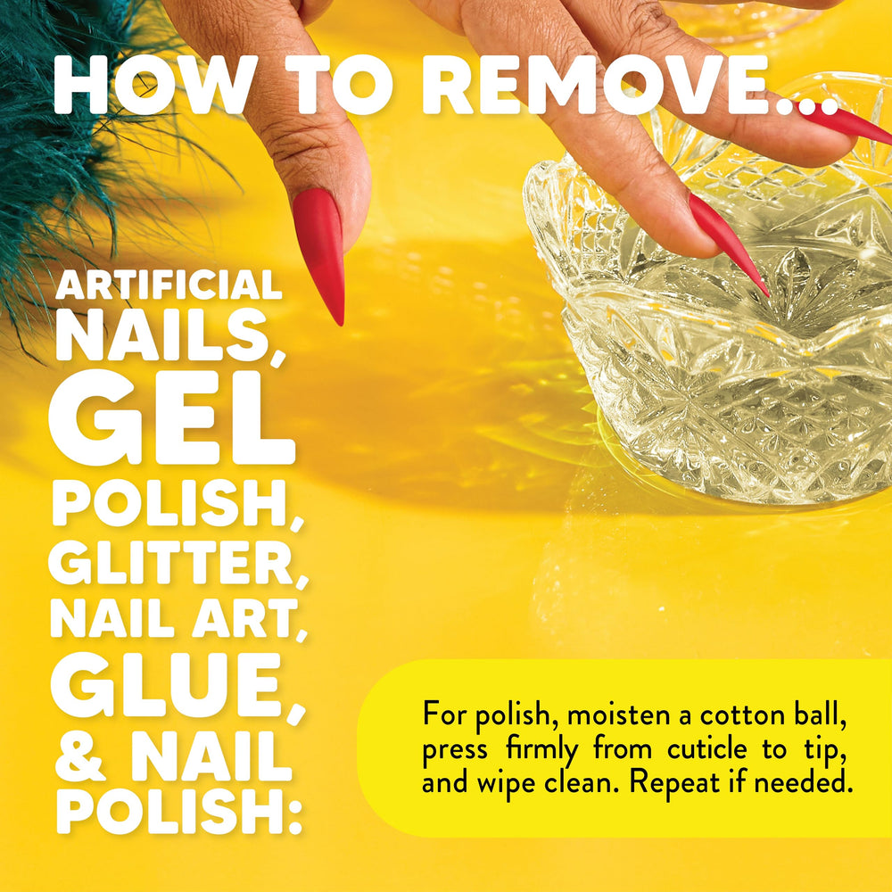 Onyx Professional artificial nails removal example for home use