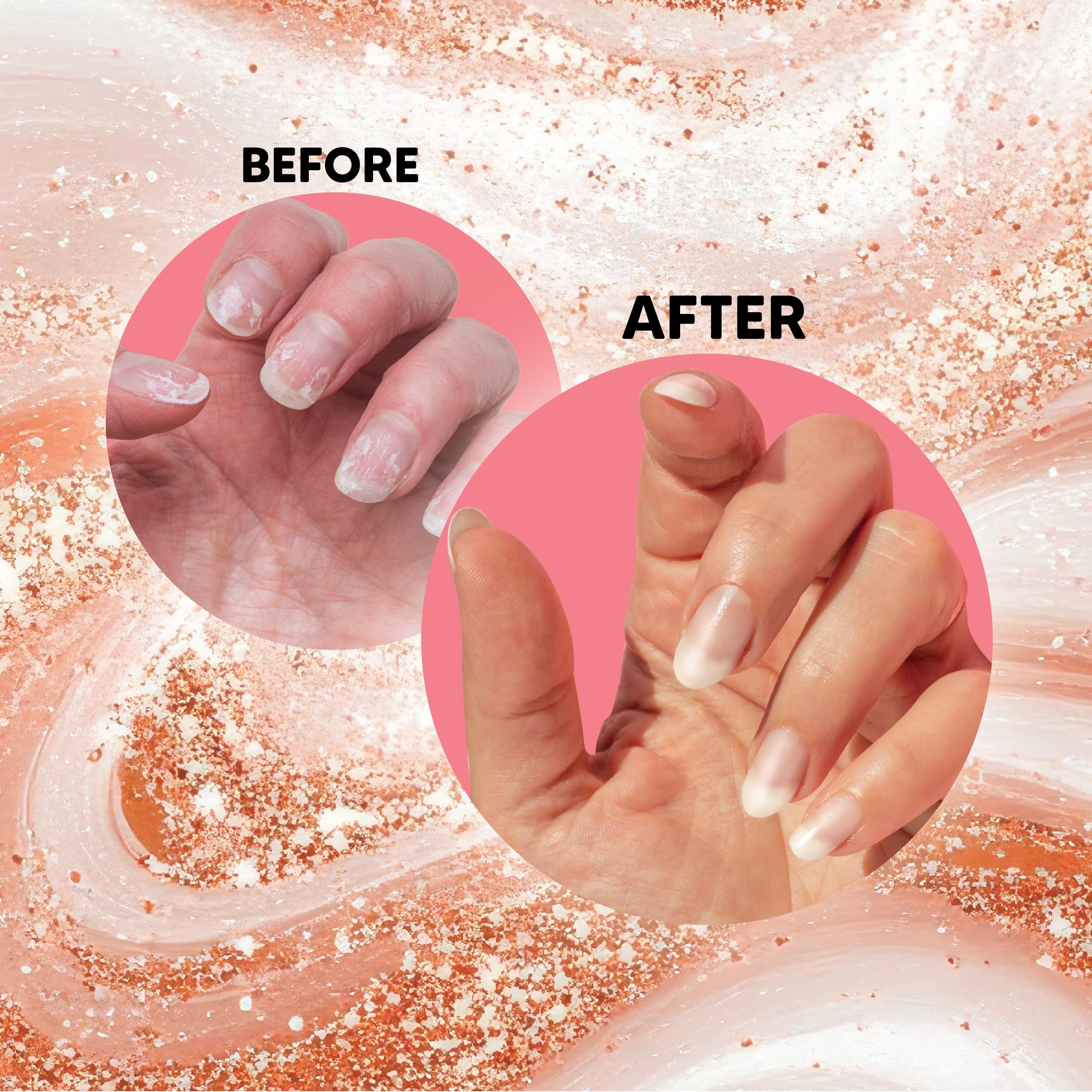 Nail care routine image featuring Onyx Professional Hard as Hoof