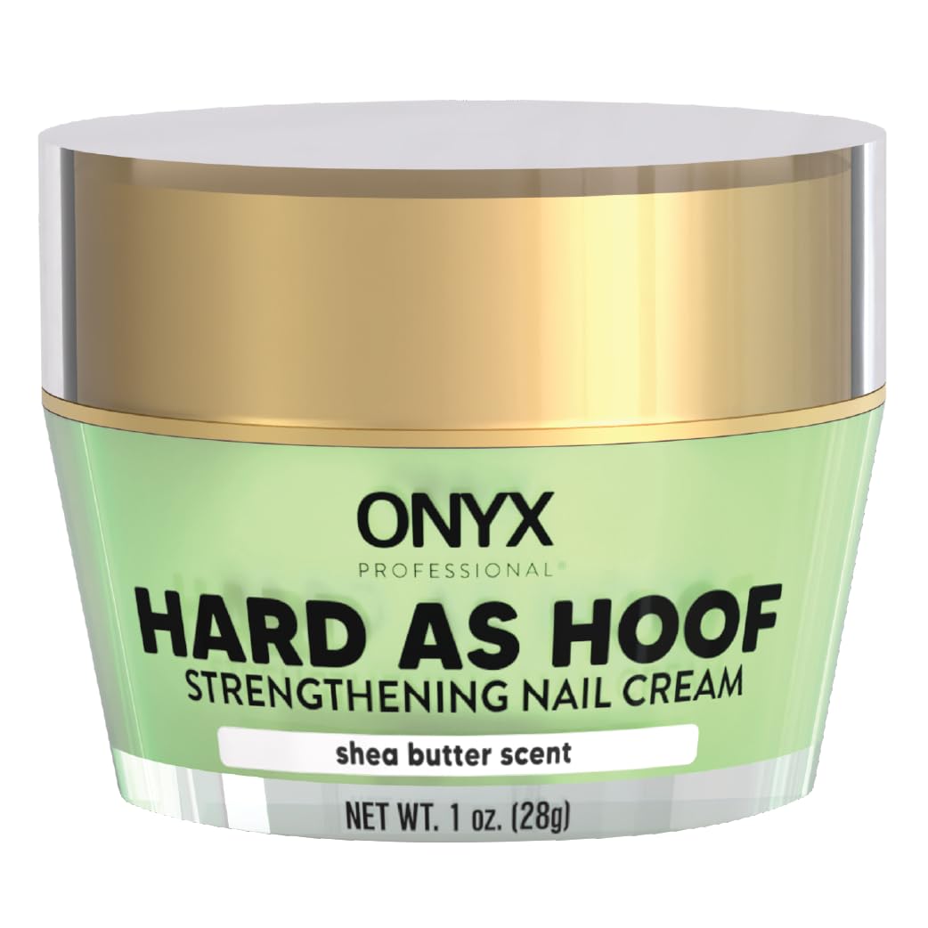 Onyx Professional Hard as Hoof nail-strengthening cream jar nourishes nails and cuticles