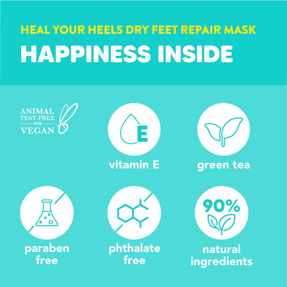 Onyx Professional Heal Your Heels foot lotion being massaged into the feet for moisture and smoothness.