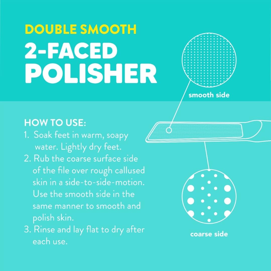 Onyx Professional wet and dry foot scrubber for versatile use.