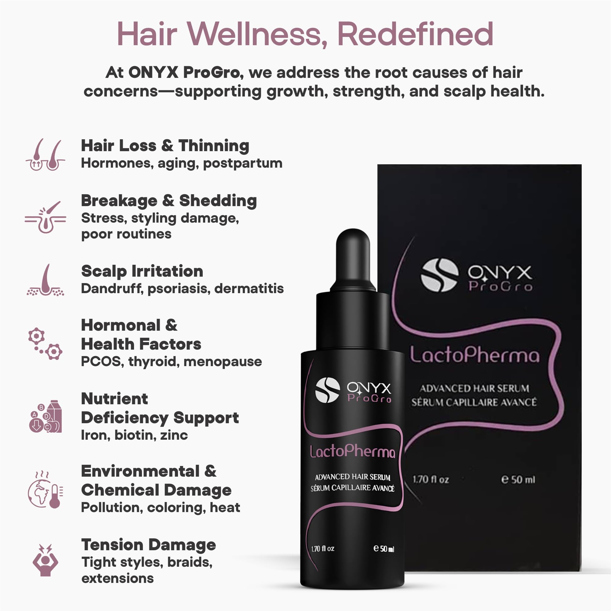 ONYX ProGro LactoPherma vegan formula packaging communicates ethical choices.