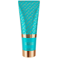 Onyx Strongest tanning accelerator bottle boosts melanin for a deeper, more even tan.
