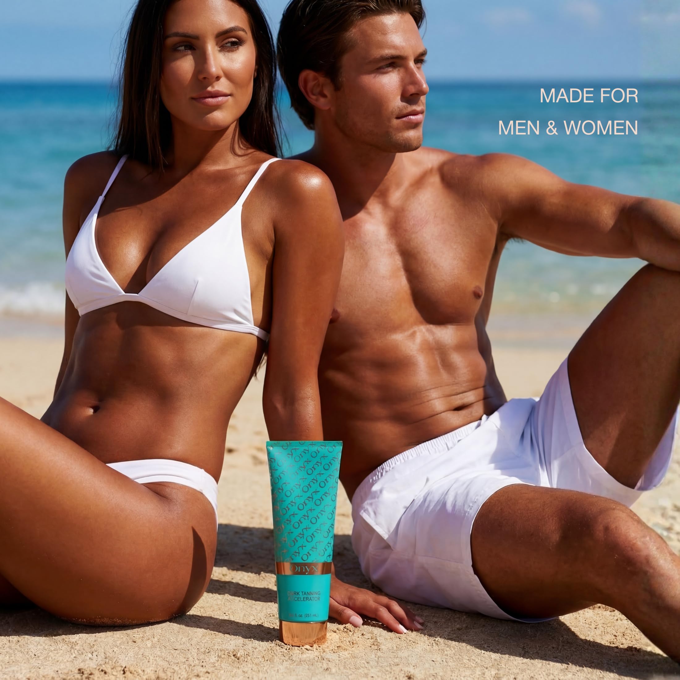 Hydrated-looking skin after Onyx application highlights moisture for a lasting glow.