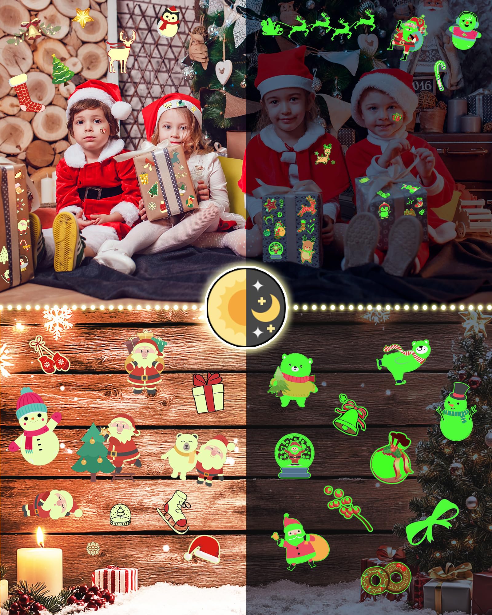 Oomloid glow-in-the-dark snowman tattoo adds sparkle to holiday celebrations