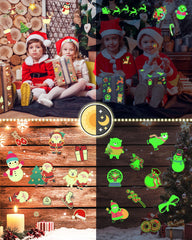 Oomloid glow-in-the-dark snowman tattoo adds sparkle to holiday celebrations