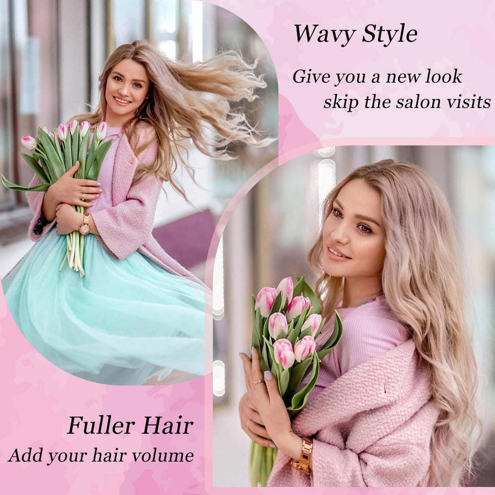 OOPPOO silky synthetic fiber mimics real hair texture.