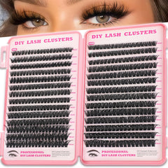 OOPPOO Manga Lash Clusters density 80D-100D for fuller DIY lash styling.