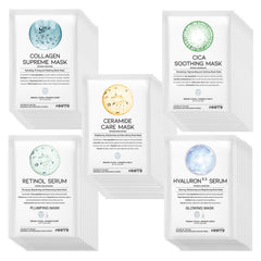 OOTD 50Combo gift pack unboxing shows a premium vegan sheet mask collection for gifting.
