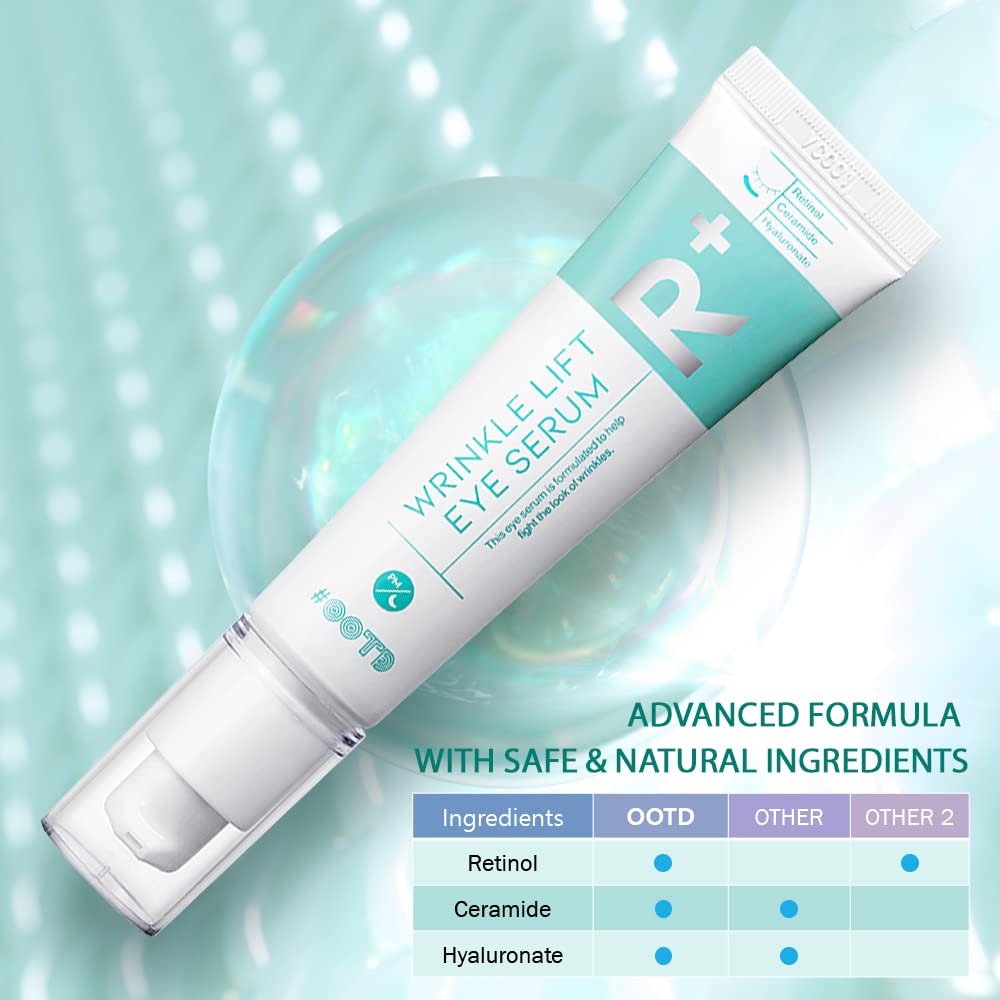 OOTD eye care routine featuring the serum for daily skin nourishment
