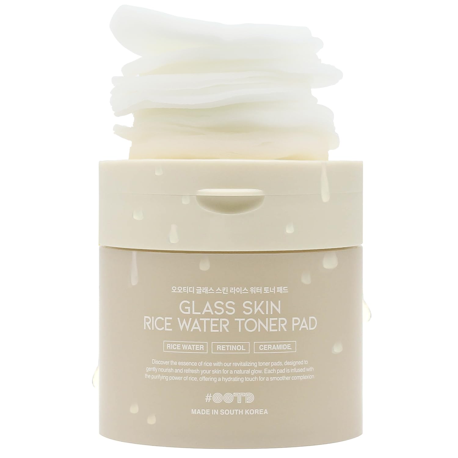 OOTD Toner Pads promote glass-glow skin texture refinement