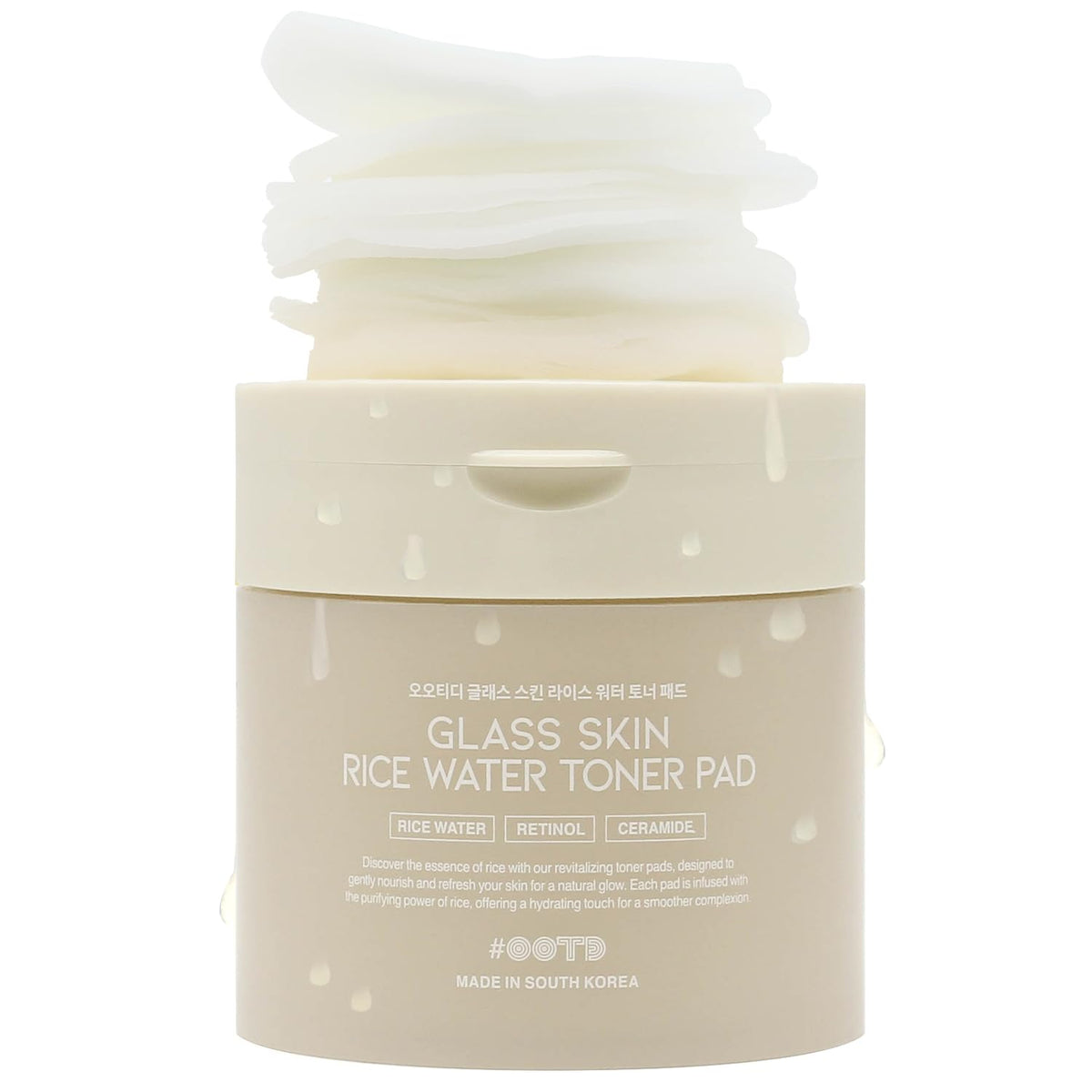 OOTD Toner Pads promote glass-glow skin texture refinement