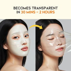 OOTD vitamin C collagen glutathione hydrogel mask in-box ready for use.